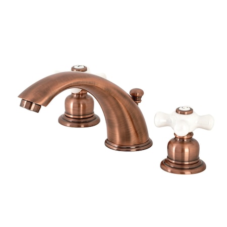 Kingston Brass KB966PX Magellan Widespread Bathroom Faucet, Antique Copper KB966PX